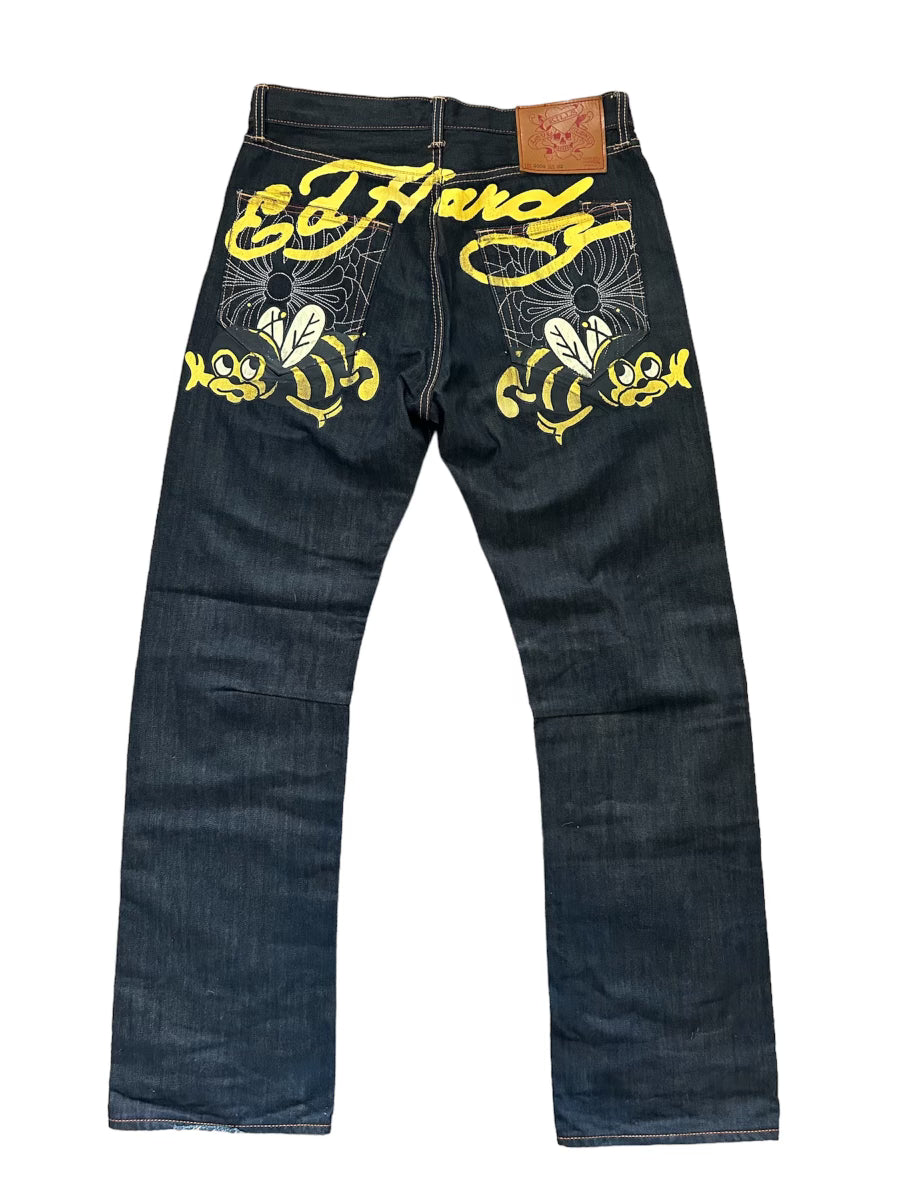 Ed Hardy Designed Denim outlet Jeans - Size 1/2 (0667)