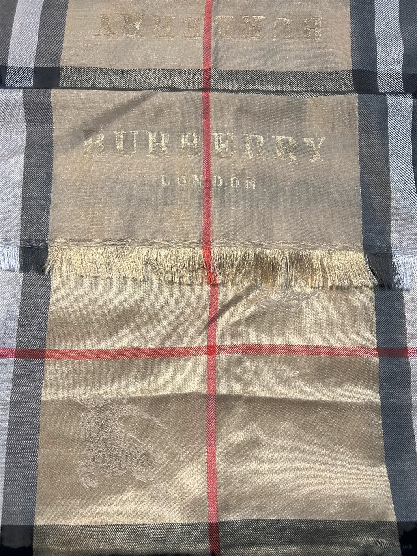 Burberry Cashmere Scarf (L)