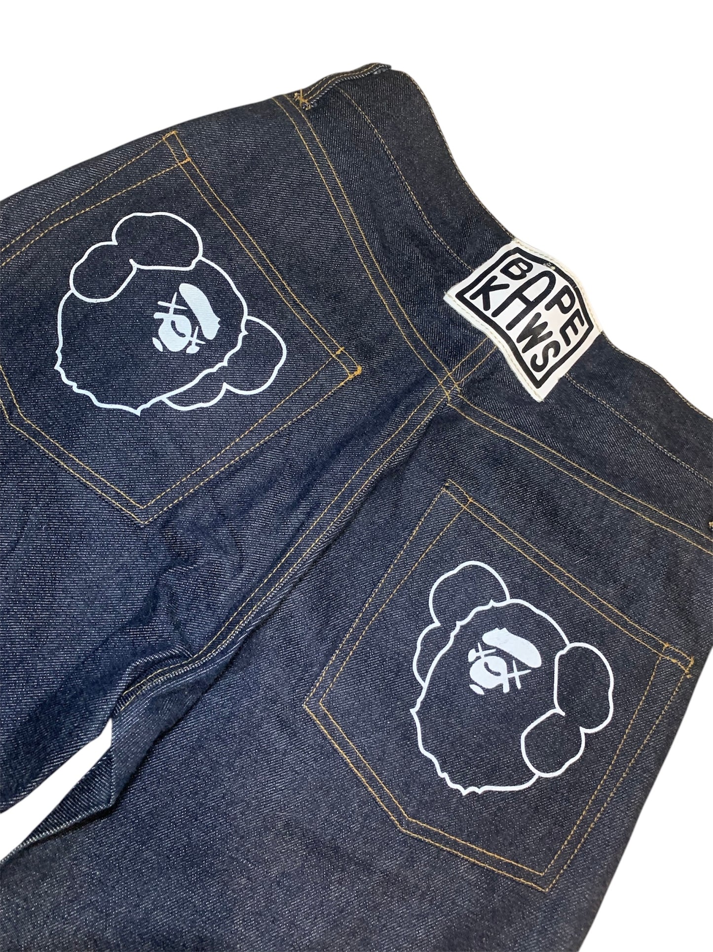 A BATHING APE x KAWS Jeans (29)